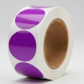 Tem nhãn phi tròn -  In mã vạch