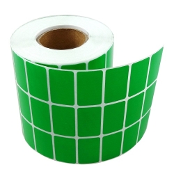 Giấy in mã vạch nhuộm màu, bế sẵn kích thước