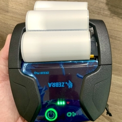 Máy in mã vạch mini Zebra ZR328 Plus